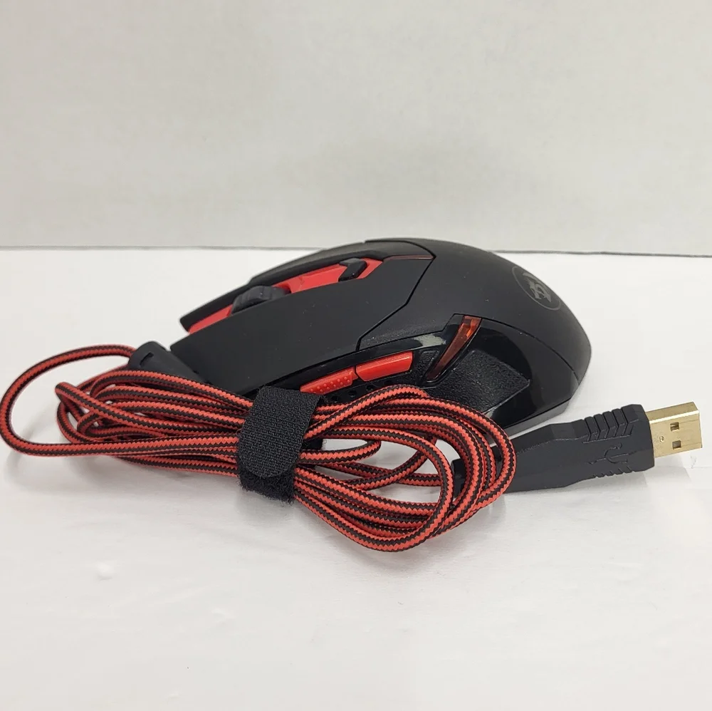 Red Dragon Wired USB LED Optical Gaming Mouse 3200 DPI - S101-3 Tested Gaming